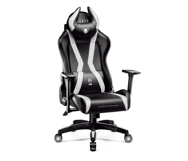 DIABLO Chairs X-Horn 2.0 King Size czarno-biały - 1208653 - zdjęcie